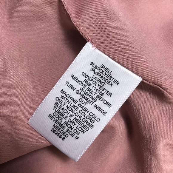 Ryegrass Faux Sueded Wrap Style Vest Top Womens 1X Pink Sleeveless Tie Waist - Picture 6 of 6